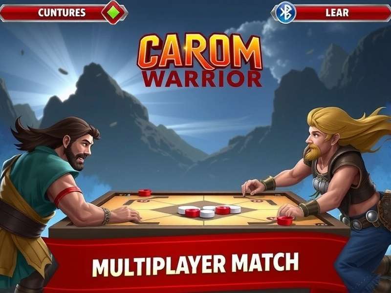 Carrom Titan Warrior Multiplayer Match